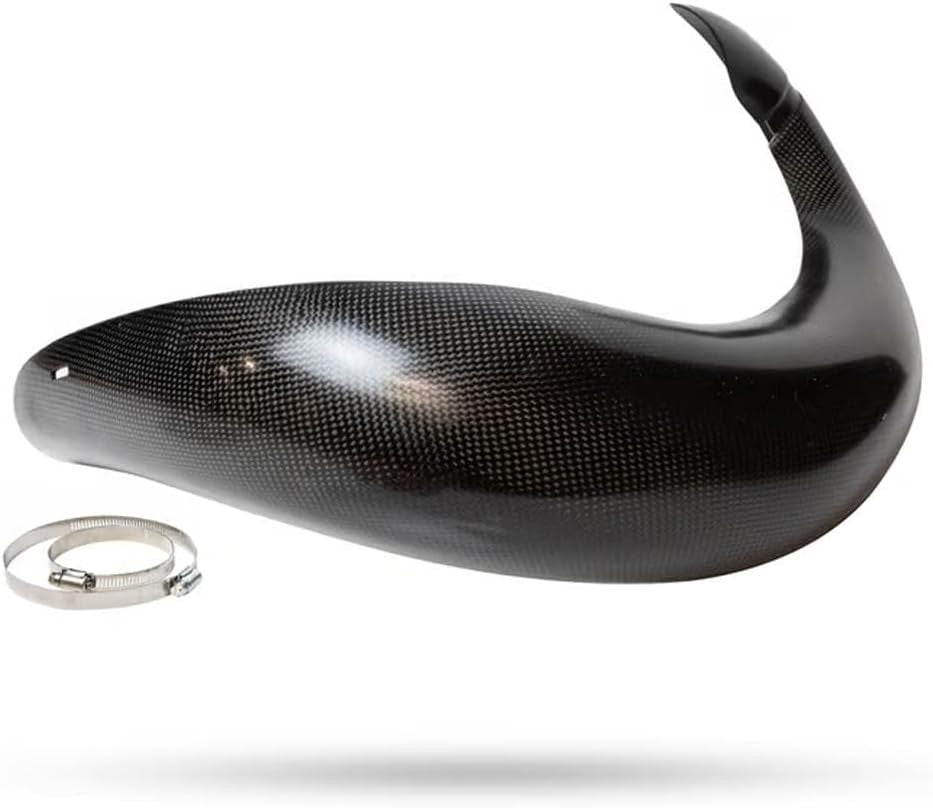 Enduro Engineering Carbon Fiber Exhaust Guard KTM/GasGas/Husqvarna 2-T Pipe