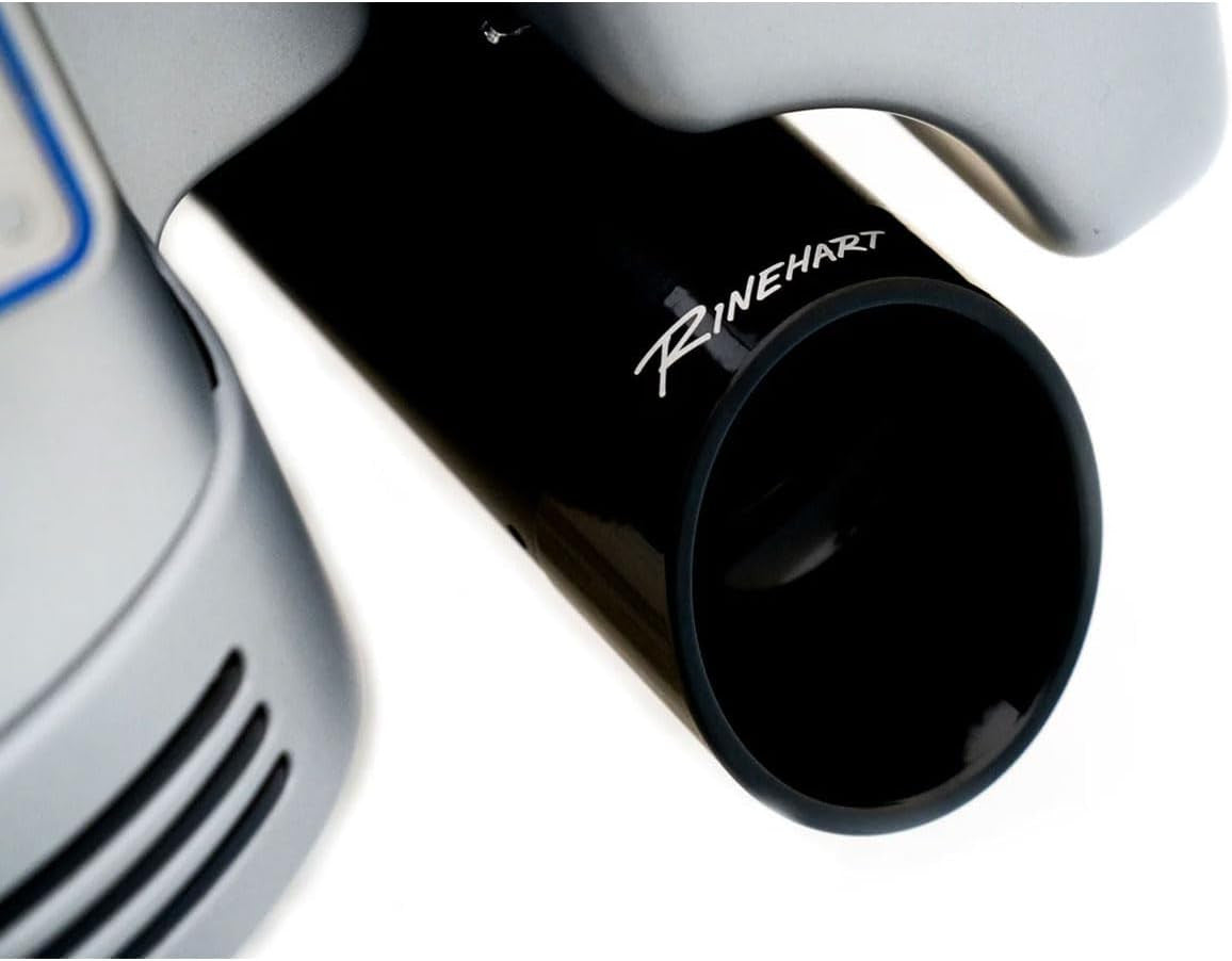 Rinehart Racing DBX45 Black 4.5" Slip-On Mufflers with Black Slash End Caps & DBX Baffles 2017-Newer Harley Touring Models