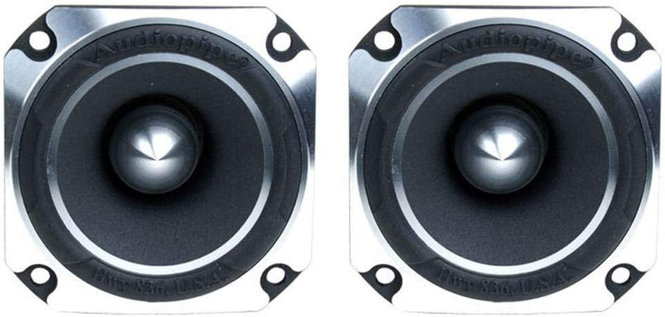 1 PAIR 2" 600 WATTS HEAVY DUTY TITANIUM SUPER TWEETER AUDIOPIPE ATR-4061
