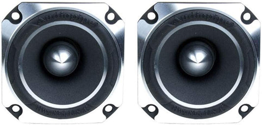 1 PAIR 2" 600 WATTS HEAVY DUTY TITANIUM SUPER TWEETER AUDIOPIPE ATR-4061
