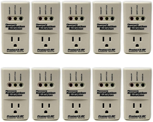 10 Pack Pipeman's Installation Solution AC 85-135V Surge Protector 1875 Watts
