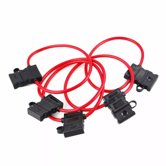 5 pcs 14 Gauge ATC Heavy Duty Fuse Holder 12 Volt Automotive Copper Wire Scosche