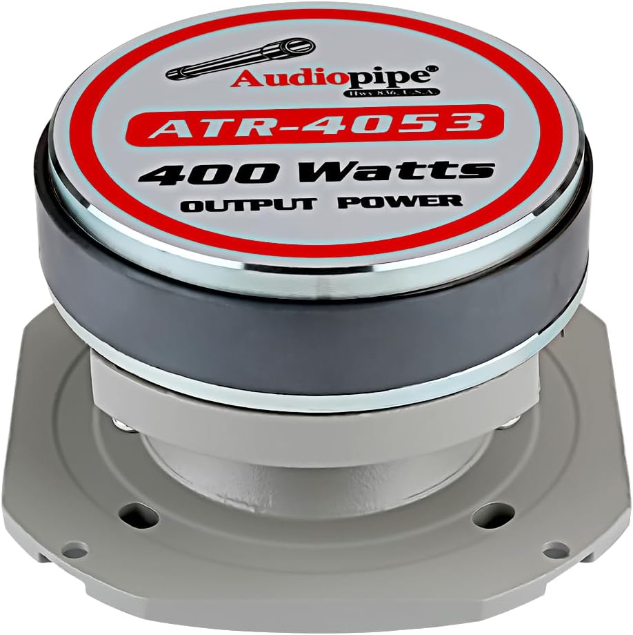Audiopipe ATR4053 400W Diamond Chrome Cutting Aluminum Tweeter Single item