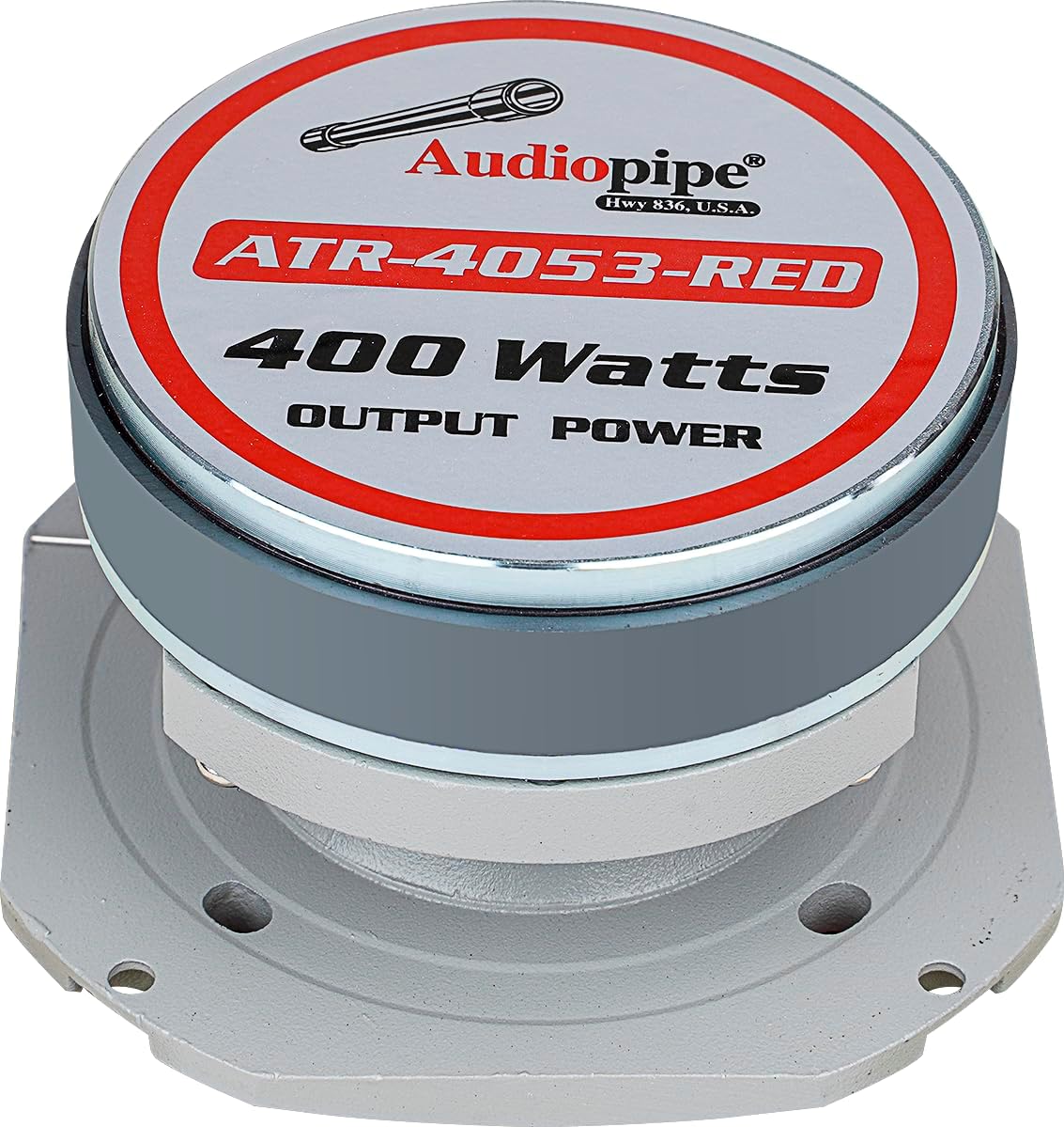 Audiopipe ATR-4053 Heavy Duty Eye Candy Bullet Red Tweeters 400W 4-8 Ohm
