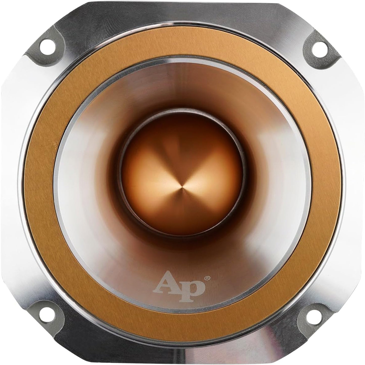 Audiopipe ATR-4053 400 W Heavy Duty Eye Candy Super Bullet Tweeter - Gold ATR-4053-GLD