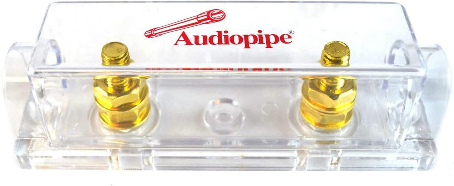 Audiopipe Heavy Duty ANL Fuse Holder Block CQ-1100 and 2 ANL 250 Amp Blade Fuses