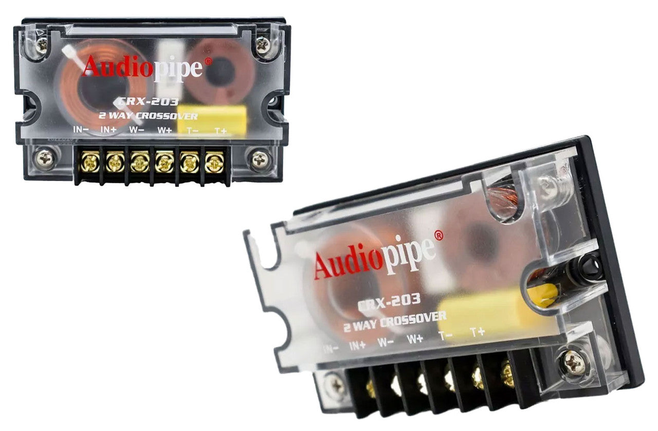 2 Pack 300 Watts peak 2 Way Crossover Passive Car Audio Speaker Signal Processor CRX-203 x 2