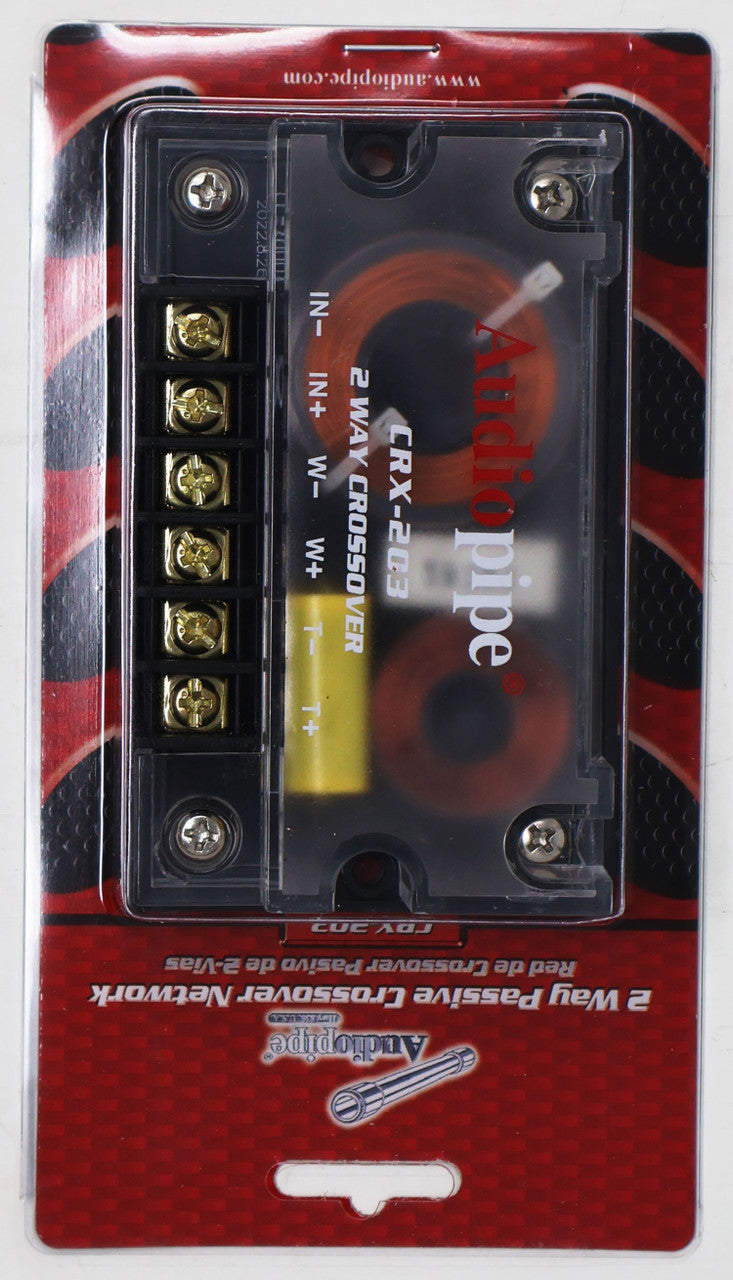 2 Pack 300 Watts peak 2 Way Crossover Passive Car Audio Speaker Signal Processor CRX-203 x 2
