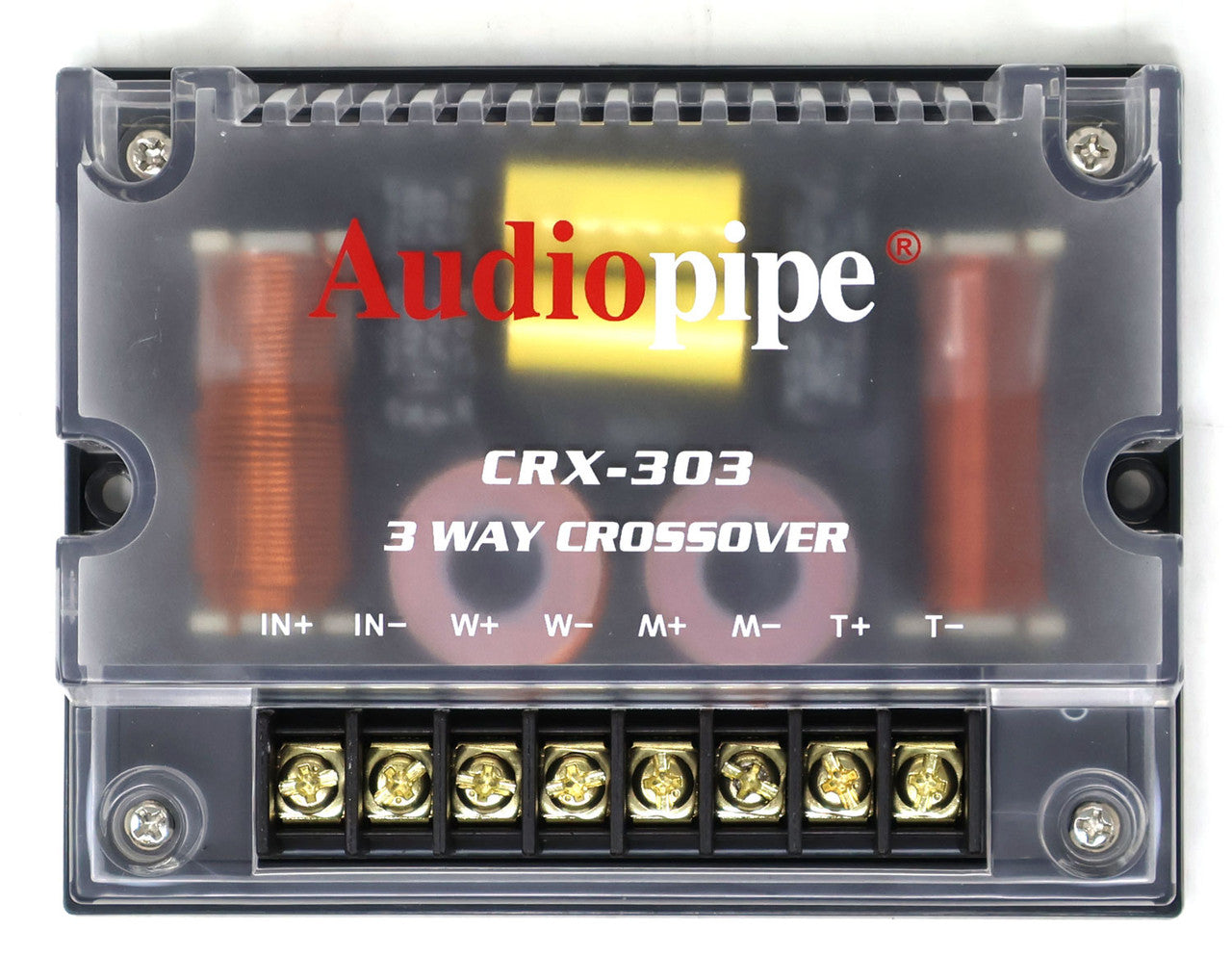 4 Pack 4 Ohm 3 Way Peak Crossover 300 Watts Passive Car Audio Signal Processor CRX-303
