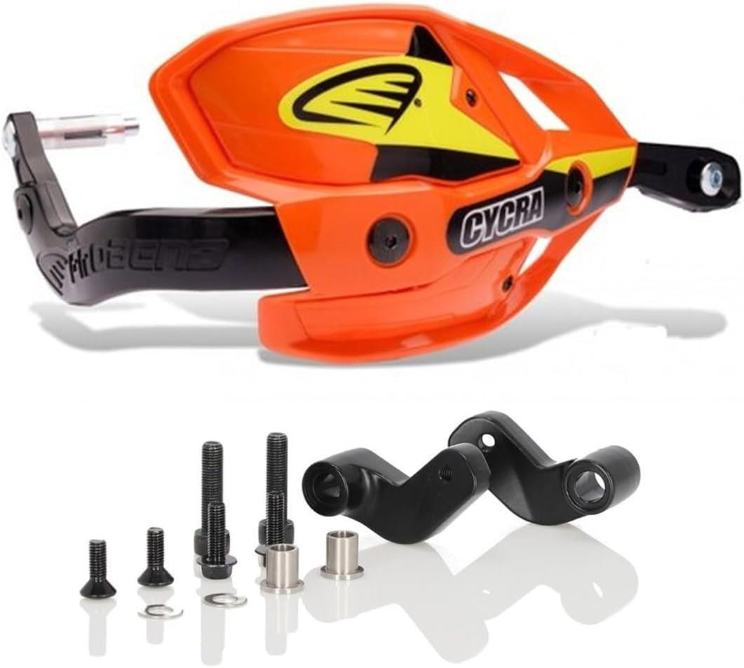 Cycra Pro Bend Ultra Bar Pack with Flexx Link Bar Adapter Mount (Orange) - 1CYC-7508-22X