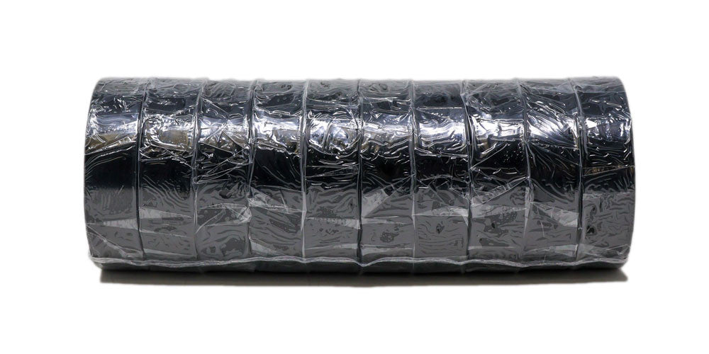 Pipeman's Installation Solution BLACK ELECTRICAL TAPE 3/4" X 60' UL LISTED ET-11 HIGH QUALITY 20 ROLLS