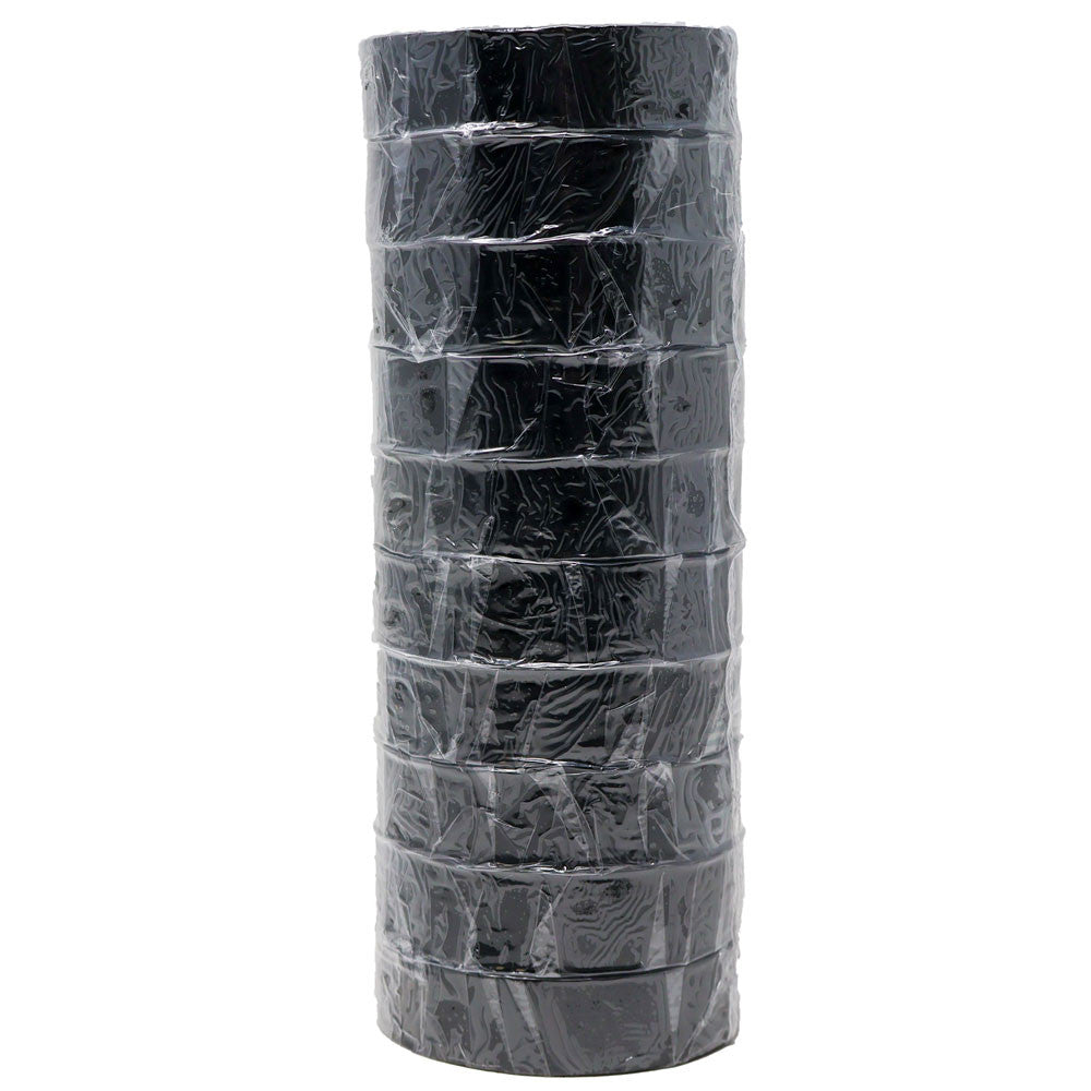Pipeman's Installation Solution BLACK ELECTRICAL TAPE 3/4" X 60' UL LISTED ET-11 HIGH QUALITY 20 ROLLS