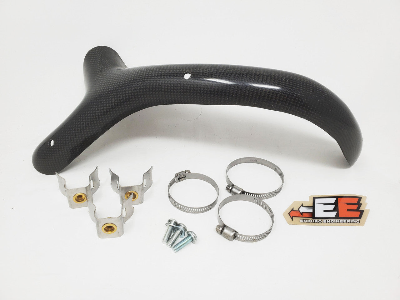 Enduro Engineering Carbon Fiber Exhaust Guard for KTM/Husqvarna 40-1820