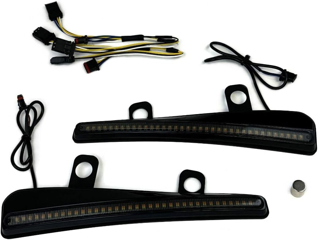 Custom Dynamics LED Windshield Trim Lights Compatible with 24 FLTRX/FLTRXSTSE & 23-24 FLTRXSE - Smoke
