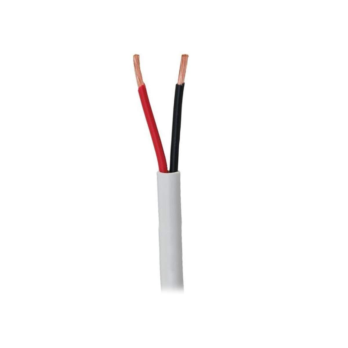 Best Connections 22 Ga 2 Conductor Stranded Alarm Wire 500ft Black UL Rated Coil Pack