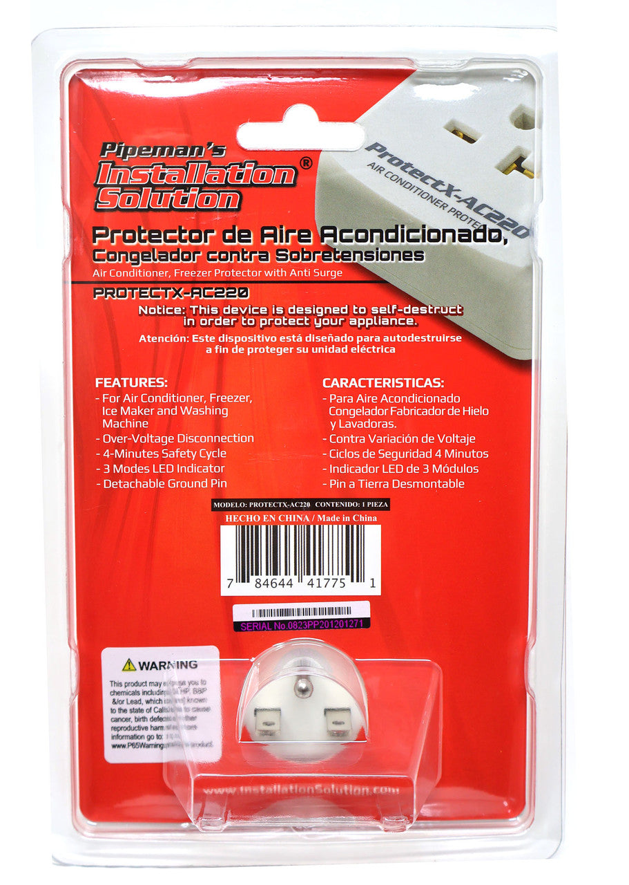 10 Pack Pipeman's Installation Solution AC 220v Surge Brownout Voltage Protector 3600 Watts
