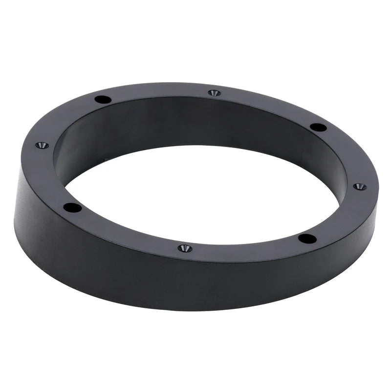 Audiopipe 4 Piece Set 6.5" Plastic Beveled Speaker Spacer Rings - Subwoofer Mid Range Custom Installation Mounting Adapter