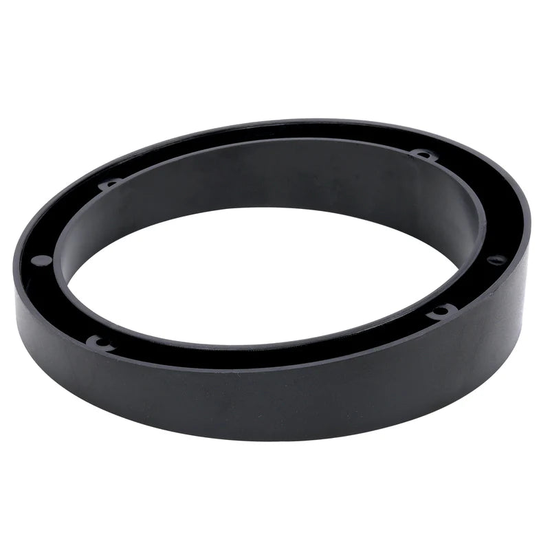 Audiopipe 4 Piece Set 6.5" Plastic Beveled Speaker Spacer Rings - Subwoofer Mid Range Custom Installation Mounting Adapter