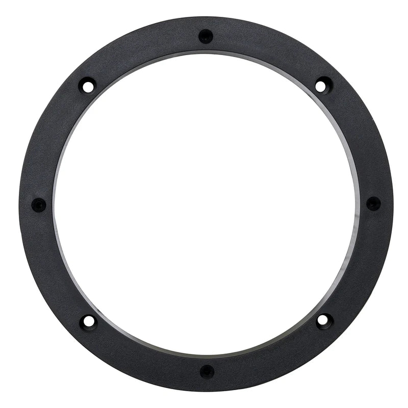 Audiopipe 4 Piece Set 6.5" Plastic Beveled Speaker Spacer Rings - Subwoofer Mid Range Custom Installation Mounting Adapter