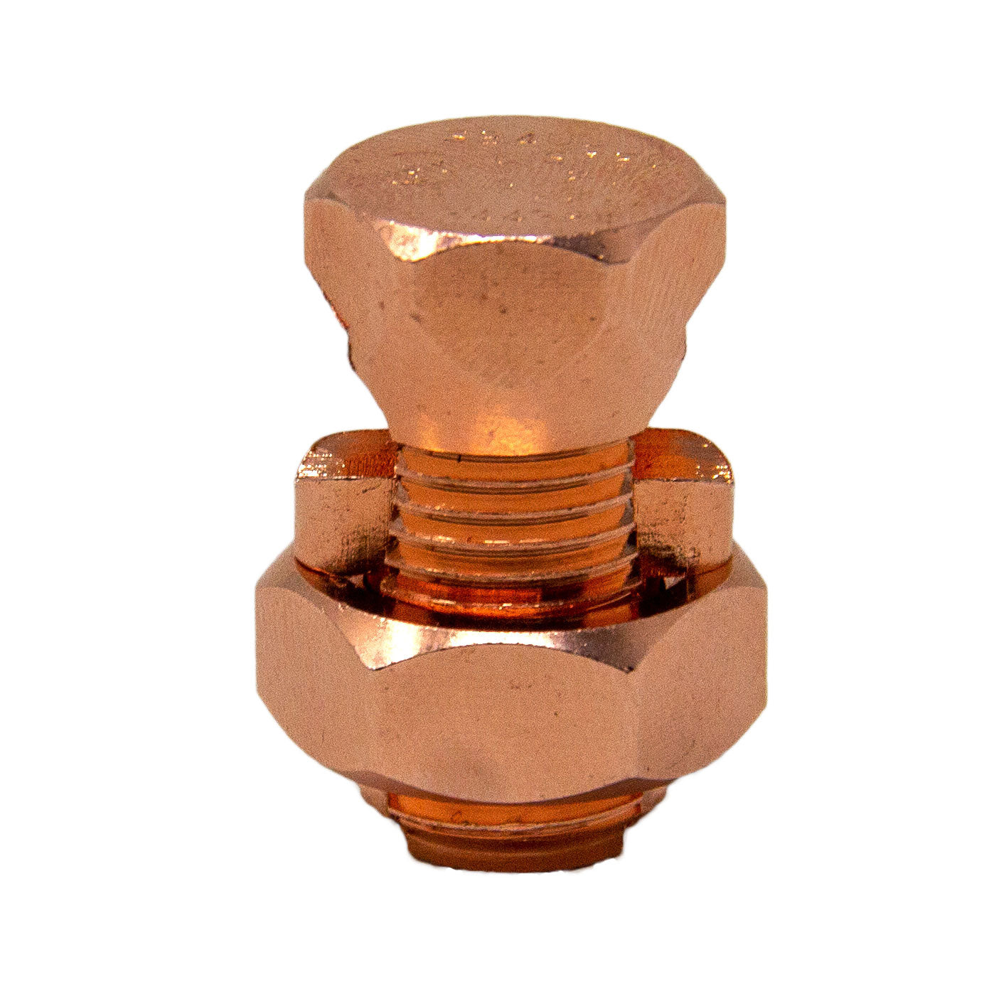 BEST CONNECTIONS 10 Pcs High Strength Copper Split Bolt Connectors 4 Gauge to 8 Gauge Solid Wire