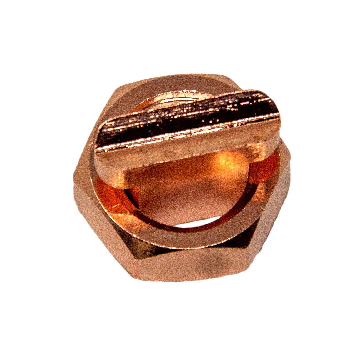 BEST CONNECTIONS 10 Pcs High Strength Copper Split Bolt Connectors 4 Gauge to 8 Gauge Solid Wire