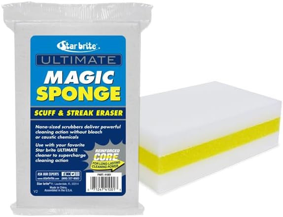 StarBrite Magic Sponge Scuff & Streak Eraser Cleaner 18 Pieces Display - 2 Pack