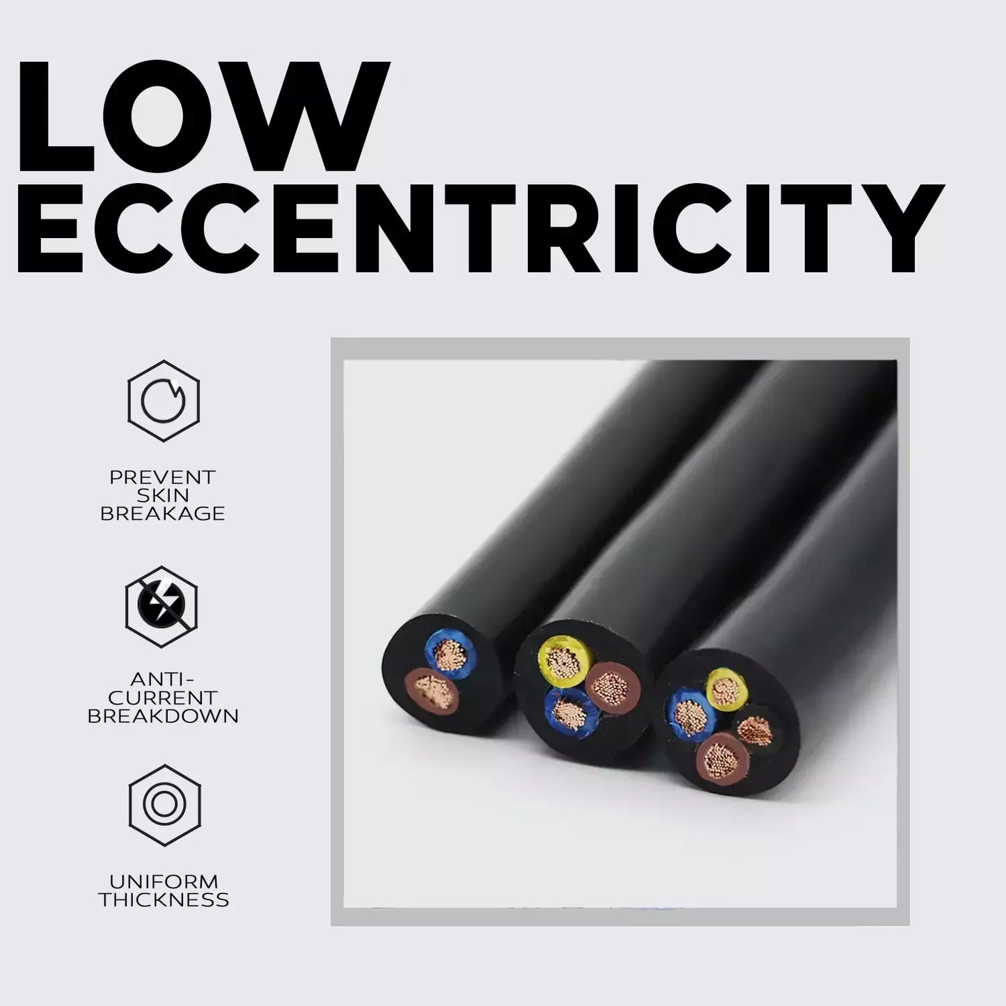 6 Way Trailer Wire (50 Feet) – Heavy Duty 14 Gauge 6 Conductor Insulated RV TR-14-6-50