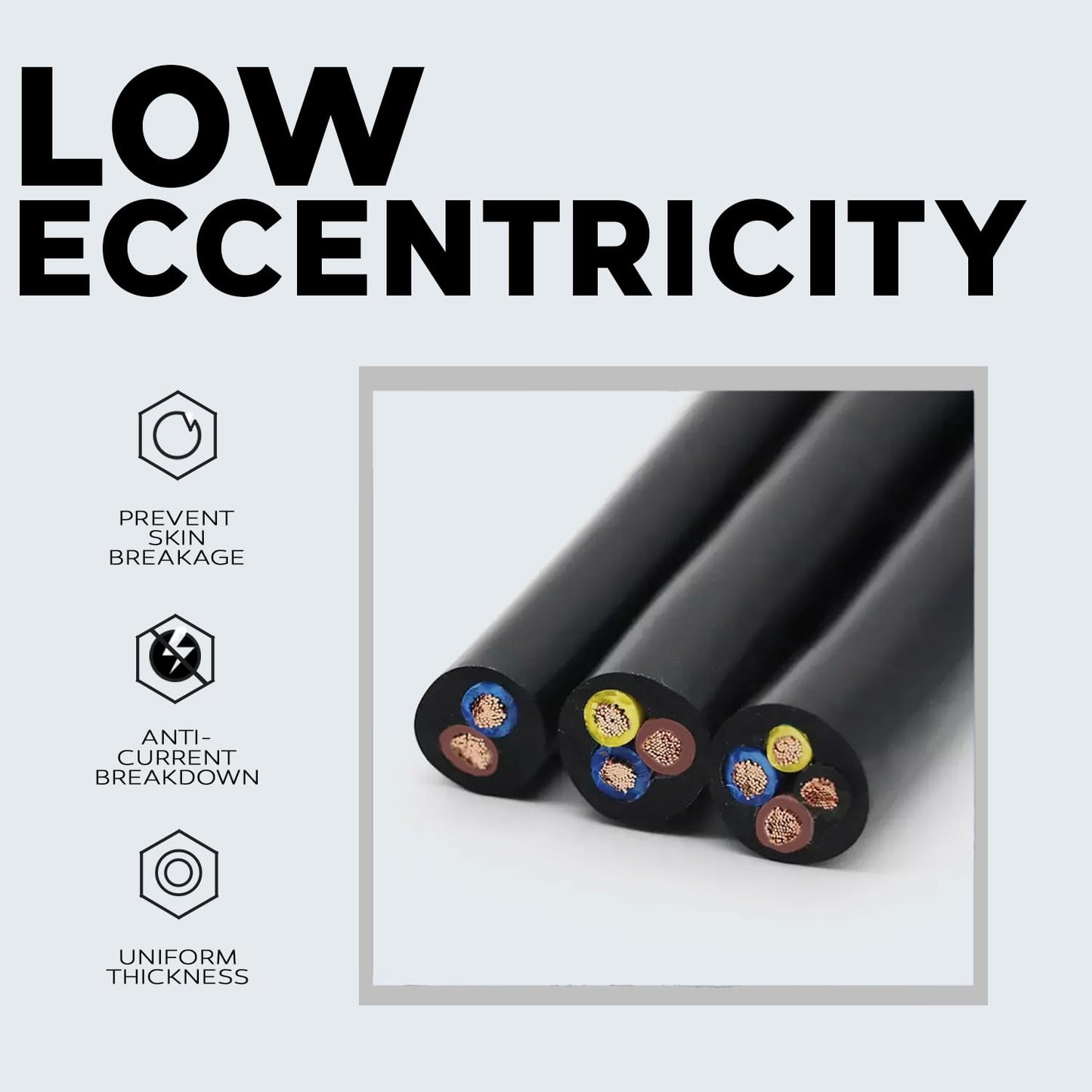 7 Way Trailer Wire (50 Feet) – Heavy Duty 14 Gauge 7 Conductor Insulated RV TR-14-7-50