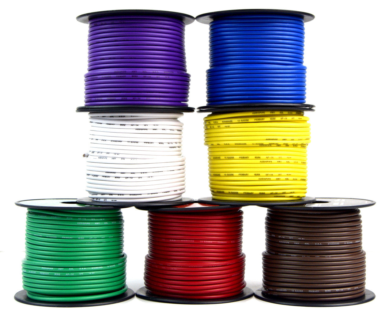 14 Gauge 100 Feet Trailer Primary Light Cable Wiring Harness 7 Colors Rewire