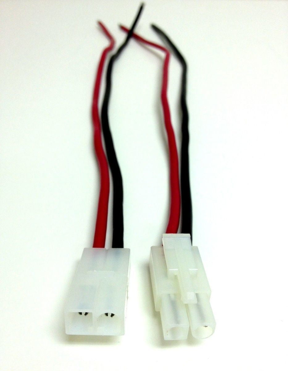 2 Pack 14 GA Gauge 2 Pin Male/Female Terminals Quick Disconnect Harness Polarized Wire Auto Solar