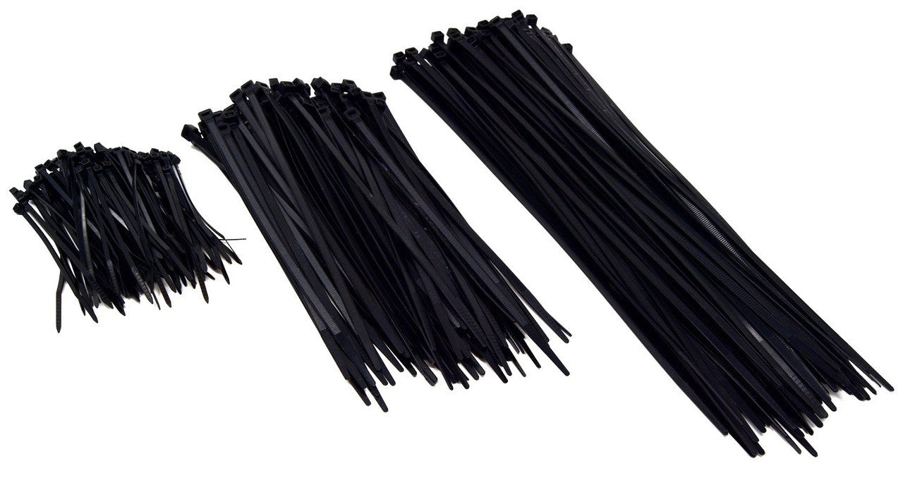 Best Connections Zip Ties 4" 7" 11" Heavy Duty Nylon 100 Pack Each Size 300 Pcs Total