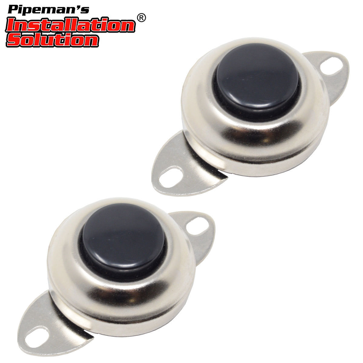 2-Pack Universal Horn Button Switch 12 Volt Flush Mount Air Train Pushbutton
