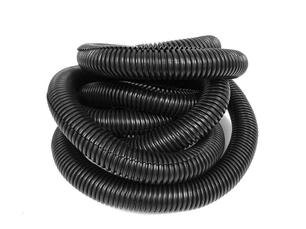 1.5" x 10' BLACK SPLIT LOOM TUBING Wire & Hose Cover Polyethylene Audio Video