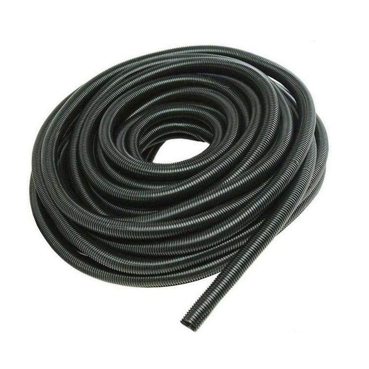Best Connections 100 Ft 3/4" Split Wire Loom Tubing - 100 Pcs 4" Nylon Zip Ties Combo (Black)