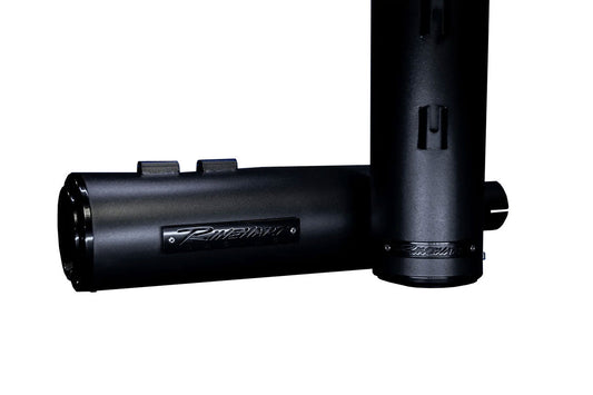 Rinehart Racing HP45 4.5″ Midnight Edition Slip-On Mufflers for 2017 & Later Harley Touring Models - 500-1103