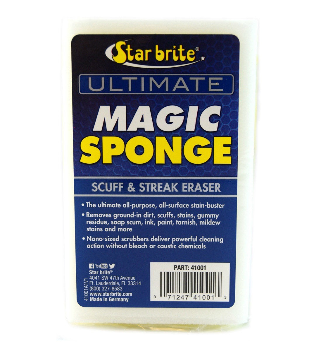 Star Brite Ultimate Magic Sponge Scuff & Streak Eraser 18 Pieces Display