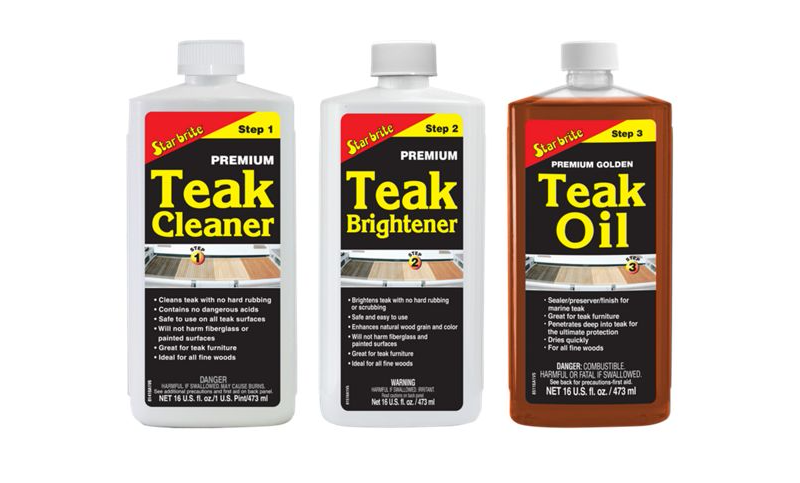 Starbrite Teak Care Kit w/ Magic Teak Scrub BUNDLE Marine Home Heavy Cleaning