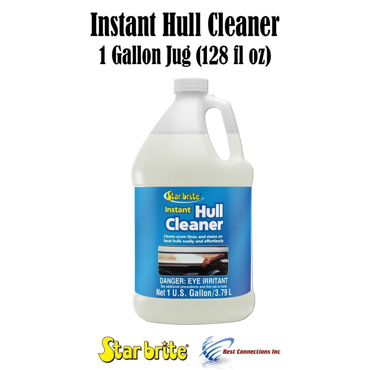 3-Pack Star Brite Instant Hull Cleaner 1 Gal. Cleans Boat Scum Lines and Stains
