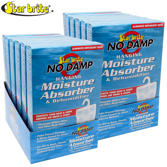 Star Brite No Damp Hanging Moisture Absorber & Dehumidifier 12 Pack Case Display