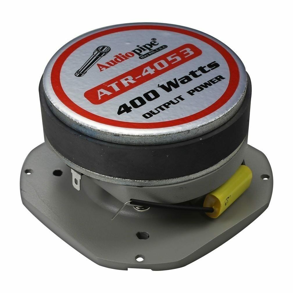 Audiopipe ATR4053 400W Diamond Chrome Cutting Aluminum Tweeter Single item