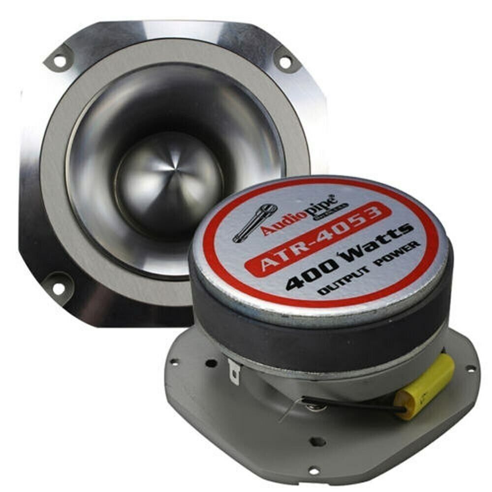 1 Pair Audiopipe ATR4053 400 W 1.5" Bullet Tweeters ATR-4053 Car Stereo Chrome