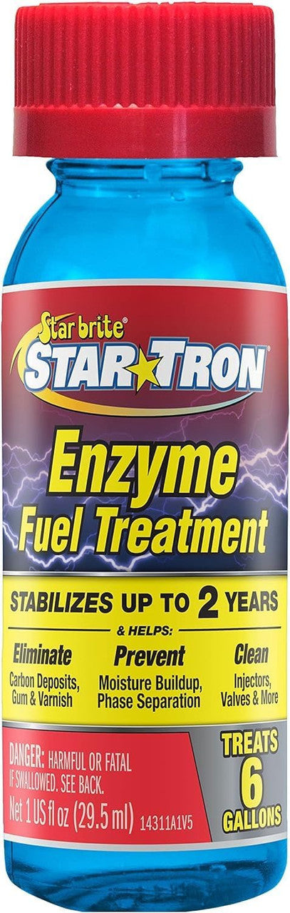 2 Pack StarTron 24 Pack Display Enzyme Fuel Treatment Small Engine Formula 1 oz Bottles