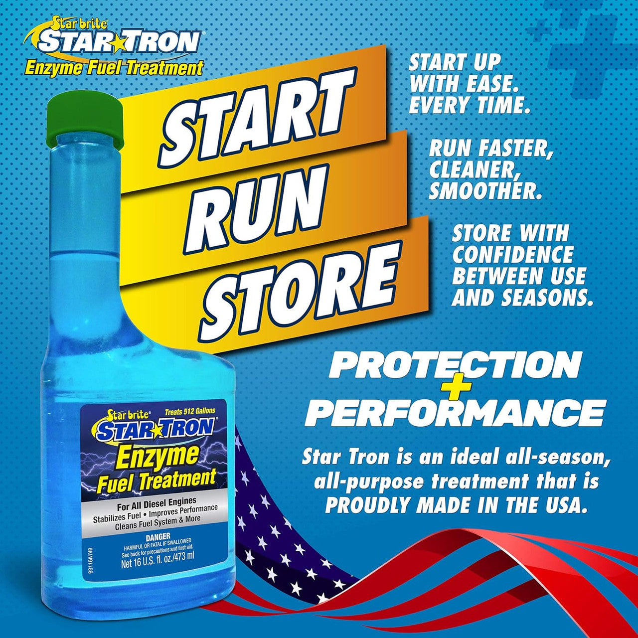 2 Pack StarTron Super Concentrated Diesel Formula - Enzyme Fuel Treatment for Engine Performance - 1 Oz Treats 32 Gallons - Stabilize & Rejuvenate Diesel, Biodiesel