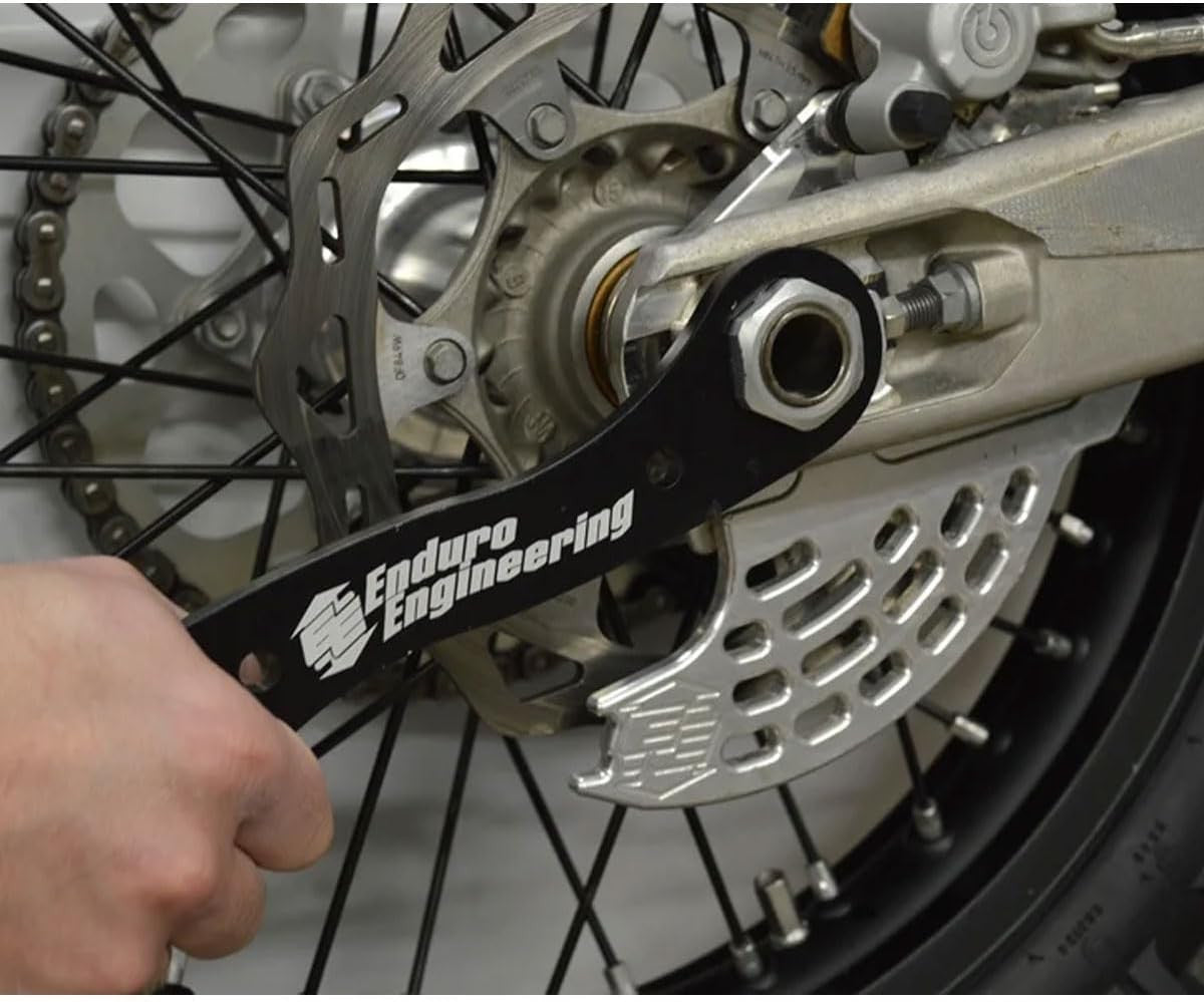 Enduro Engineering 3-in-1 Lightweight Billet Aluminum Axle Wrench for 2010-2024 Beta Dirt Bikes with indexable multi tool Contains 24mm, 27mm, 32mm Sizes