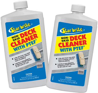 2 Pack Starbrite Non-Skid Deck Cleaner and Protectant With PTEF Protection 32 oz 85932