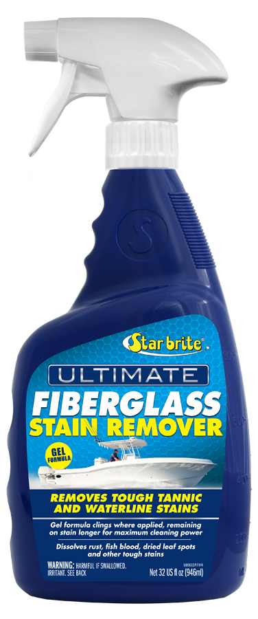 Star Brite Ultimate Fiberglass Stain Remover Gel 32 oz Spray Bottle 98932