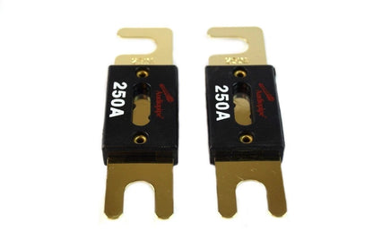 Audiopipe 4 Pcs 250 Amp ANL Fuses Gold Plated Blister Pack Car Audio Stereo
