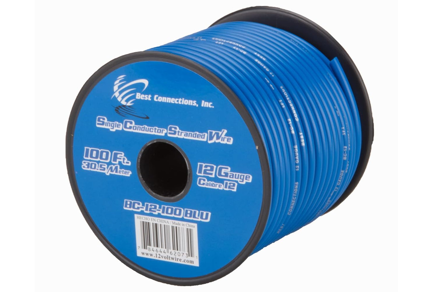 12 Gauge Car Audio Primary Wire (100ft–6 Rolls)– Remote, Power/Ground Electrical