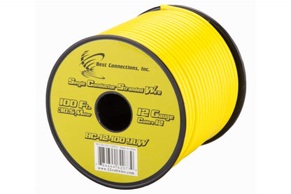 12 Gauge Car Audio Primary Wire (100ft–6 Rolls)– Remote, Power/Ground Electrical