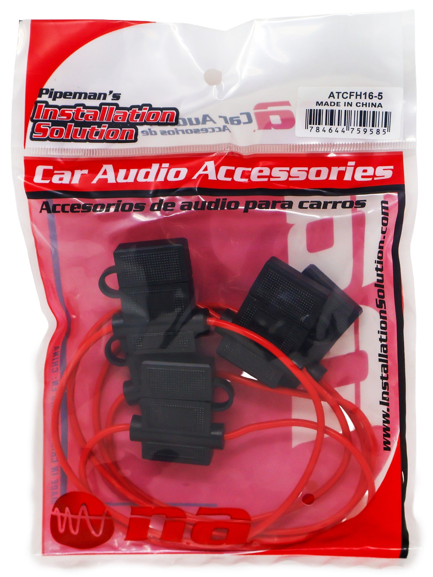 100 Pcs 16 Gauge ATC Blade Heavy Duty Fuse Holder Car Audio 12 Volt Automotive